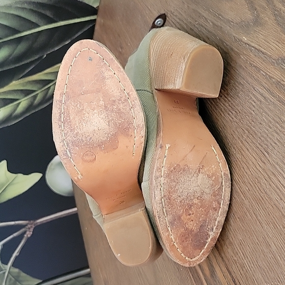 Rag and Bone heeled canvas booties - Picture 7 of 9